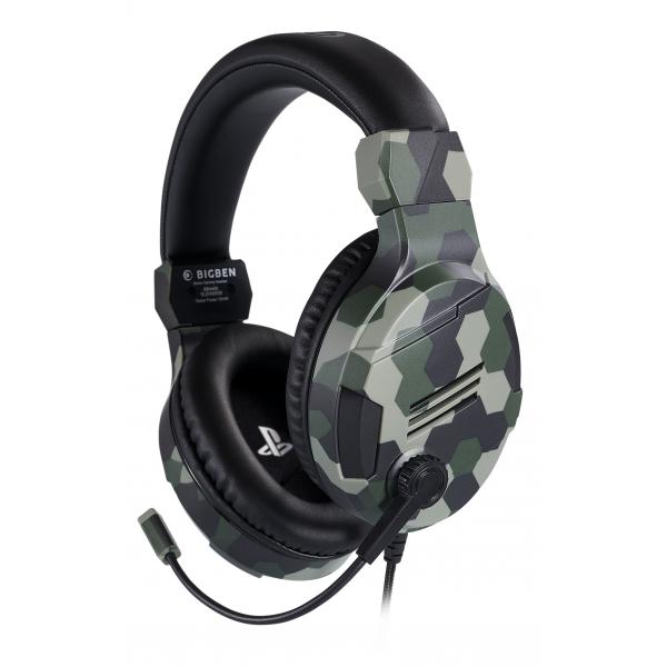 PS4 BIGBEN OLP Cuffie Stereo Gaming Verde Camo PS4/PC Accessori - Disponibile in 2/3 giorni lavorativi