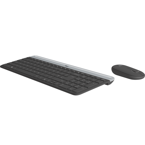 Kit Tastiera Mouse Wireless Logitech MK470 Slim Combo Layout Italiano - Disponibile in 2-4 giorni lavorativi