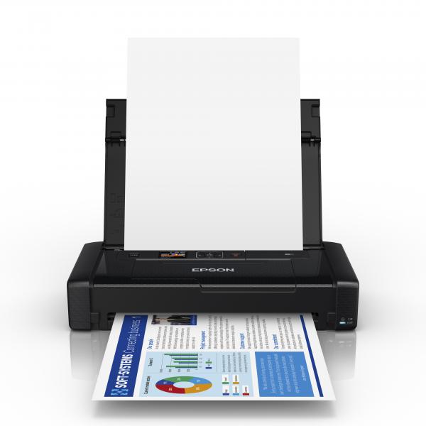 STAMPANTE EPSON PORTATILE WorkForce WF-110W A4 14/11PPM WiFi USB con Batteria - Disponibile in 3-4 giorni lavorativi