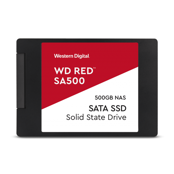 SSD WD 500GB RED 2.5" - NAS SATA SSD - Read:560MB/S-Write:530MB/S WDS500G1R0A - Disponibile in 3-4 giorni lavorativi