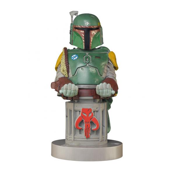 STAR WARS BOBA FETT CABLE GUY (porta smartphone/controller + cavo usb 2 metri separato) - Disponibile in 2/3 giorni lavorativi