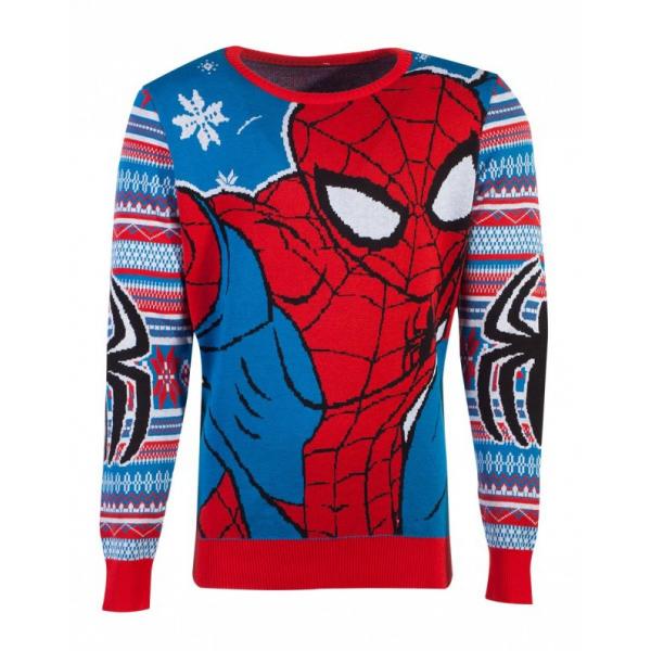 DIFUZED MARVEL - MAGLIONE UNISEX SPIDER-MAN JUMPER (M) - Disponibile in 2/3 giorni lavorativi Difuzed