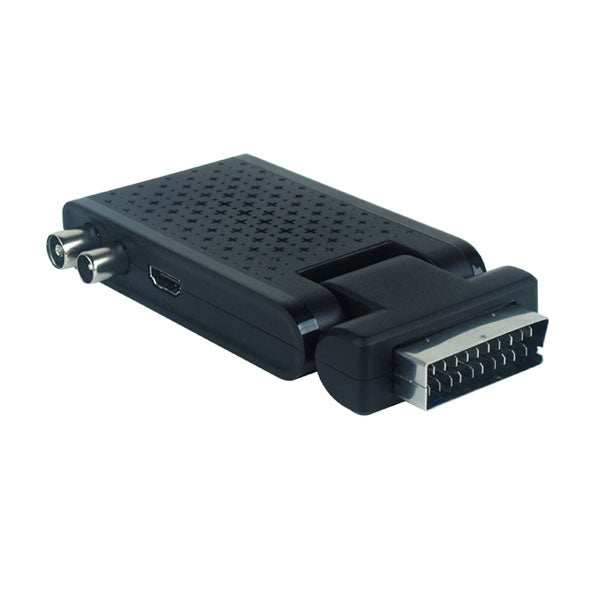 MINI DECODER MAJESTIC DEC-663 SCART/HDMI DVB-T/T2 HD/USB/REC Black - Disponibile in 3-4 giorni lavorativi