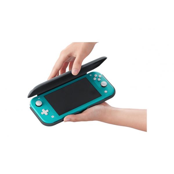 Switch Lite Kit Custodia Flip Grigio + Pellicola Protettiva Accessori - Disponibile in 2-3 giorni lavorativi