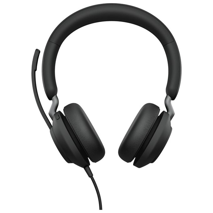 Jabra Evolve2 40 SE Auricolare Cablato a Padiglione Musica e Chiamate USB tipo-C Nero - Disponibile in 3-4 giorni lavorativi