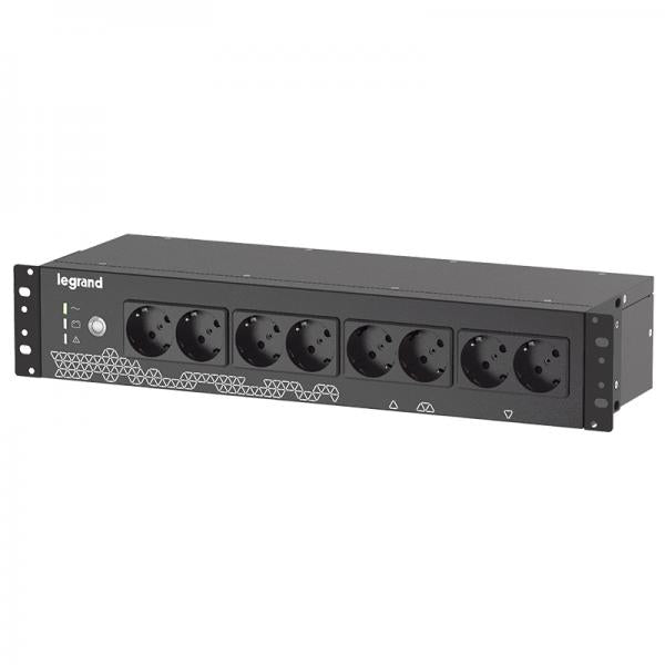 UPS LEGRAND da RACK KEOR PDU 800VA prese 8 SHUKO - Nero - Disponibile in 3-4 giorni lavorativi