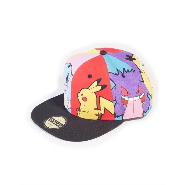 DIFUZED POKEMON - MULTI POP ART - SNAPBACK (CAPPELLINO) - Disponibile in 2/3 giorni lavorativi