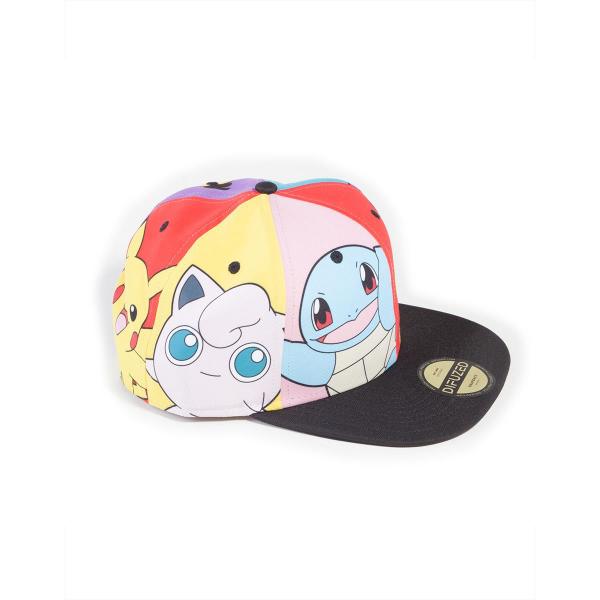 DIFUZED POKEMON - MULTI POP ART - SNAPBACK (CAPPELLINO) - Disponibile in 2/3 giorni lavorativi