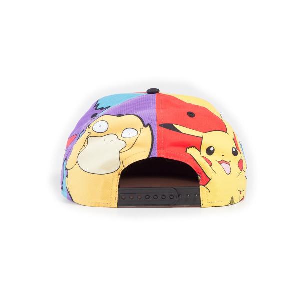 DIFUZED POKEMON - MULTI POP ART - SNAPBACK (CAPPELLINO) - Disponibile in 2/3 giorni lavorativi