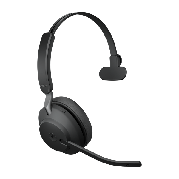 Jabra Evolve2 65, MS Mono Auricolare Wireless A Padiglione Ufficio USB tipo A Bluetooth Nero - Disponibile in 6-7 giorni lavorativi