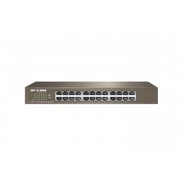 SWITCH IP-COM G1024D v7.0 24P GIGABIT UNMANAGED 1U,13-inch Rack-mountable - Disponibile in 3-4 giorni lavorativi