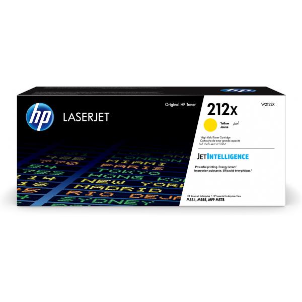 HP Cartuccia toner giallo originale LaserJet 212X ad alta capacità - Disponibile in 6-7 giorni lavorativi