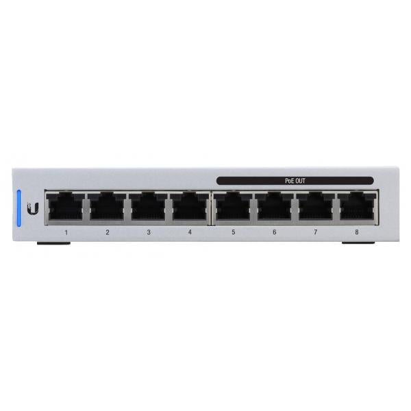 UniFi UBIQUITI Switch US-8-60W 8 porte LAN GIGABIT di cui 4 Porte Lan PoE Budget 60W L2 - Disponibile in 3-4 giorni lavorativi