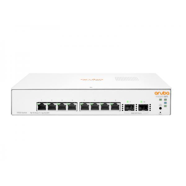 HPE Networking Instant On Switch Series 1930 JL680A 8G MANAGED 8XRJ45 10/100/1000 + 2SFP 1GBE GARANZIA A VITA - Disponibile in 3-4 giorni lavorativi