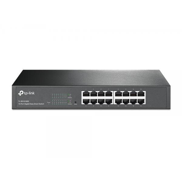 SWITCH TP-LINK TL-SG1016DE 16P EASY SMART GIGABIT DESKTOP 10/100/1000Mbps RJ45 - Disponibile in 3-4 giorni lavorativi