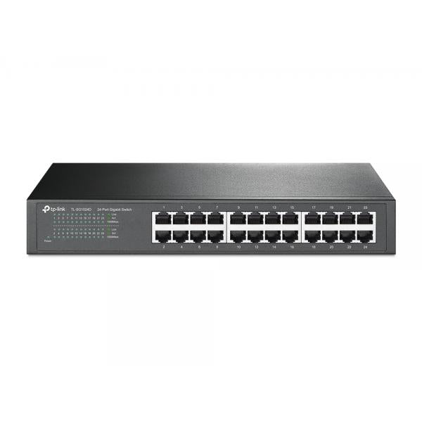 SWITCH TP-LINK 24 PORTE GIGABIT IN ACCIAIO TL-SG1024D - Disponibile in 3-4 giorni lavorativi