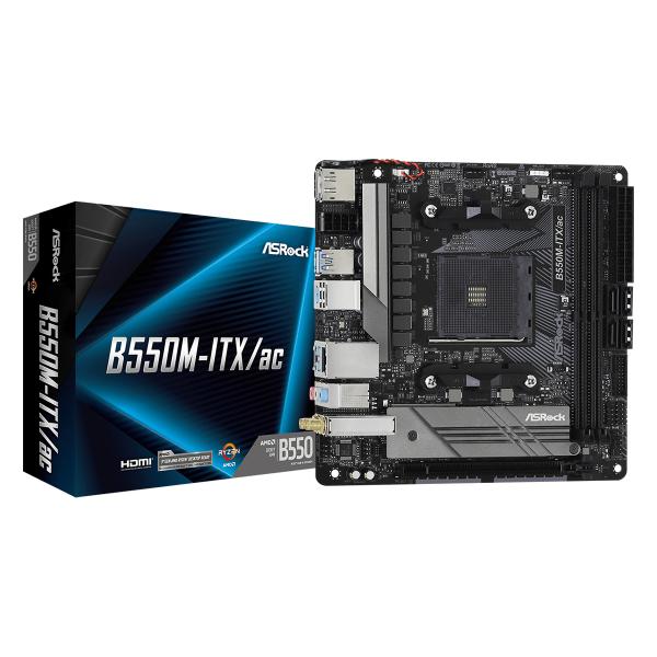 Scheda Madre ASRock B550M-ITX/ac AMD B550 AMD AM4 - Disponibile in 3-4 giorni lavorativi