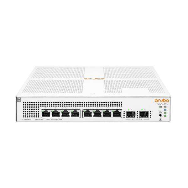 HPE Networking Instant On Switch Series 1930 8G MANAGED 8XRJ45 10/100/1000 POE 124W + 2SFP 1GBE GARANZIA A VITA - JL681A - Disponibile in 3-4 giorni lavorativi