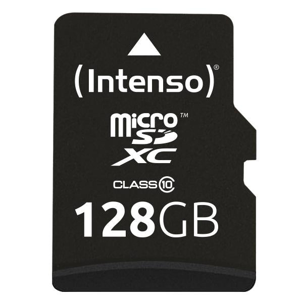 MICRO SD CON ADATTATORE 128GB C10 - Disponibile in 3-4 giorni lavorativi Intenso