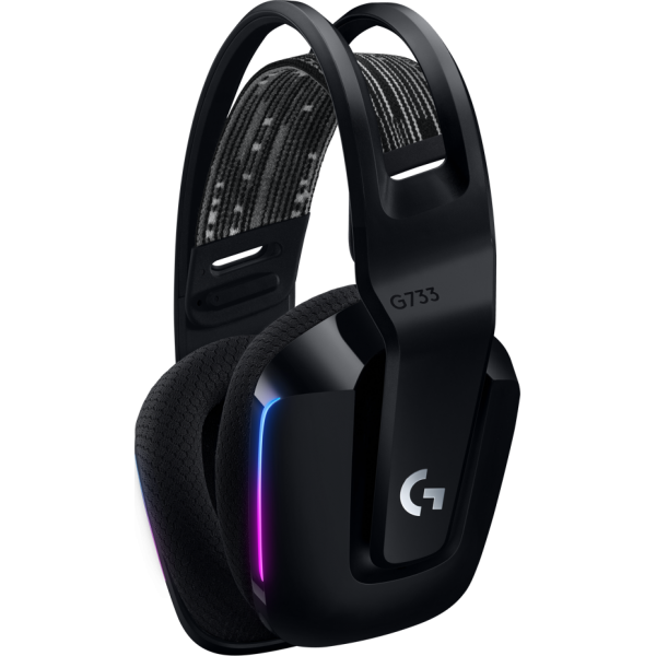 Cuffie da gioco - Wireless - LOGITECH G - G733 LIGHTSPEED - Nere - Disponibile in 3-4 giorni lavorativi