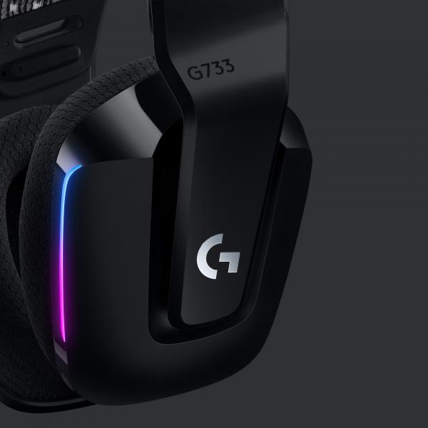 Cuffie da gioco - Wireless - LOGITECH G - G733 LIGHTSPEED - Nere - Disponibile in 3-4 giorni lavorativi