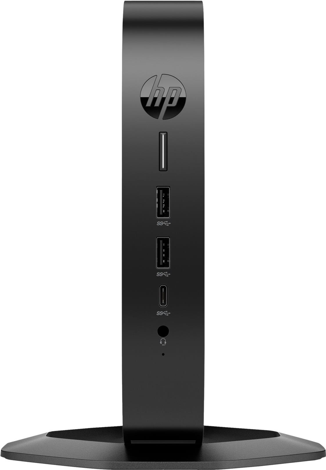 HP Elite t655 - Thin Client - SFF - 1 x Ryzen Embedded R2314 - RAM 8 GB - Flash 32 GB - eMMC - Radeon Graphics - GigE, Bluetooth 5.2, Wi-Fi 6 - WLAN: 802.11a/b/g/n/ac/ax, Bluetooth 5.2 - IGEL OS - Monitor: keiner - Tastatur: Deutsch (5H0V6EA#ABD) - D...