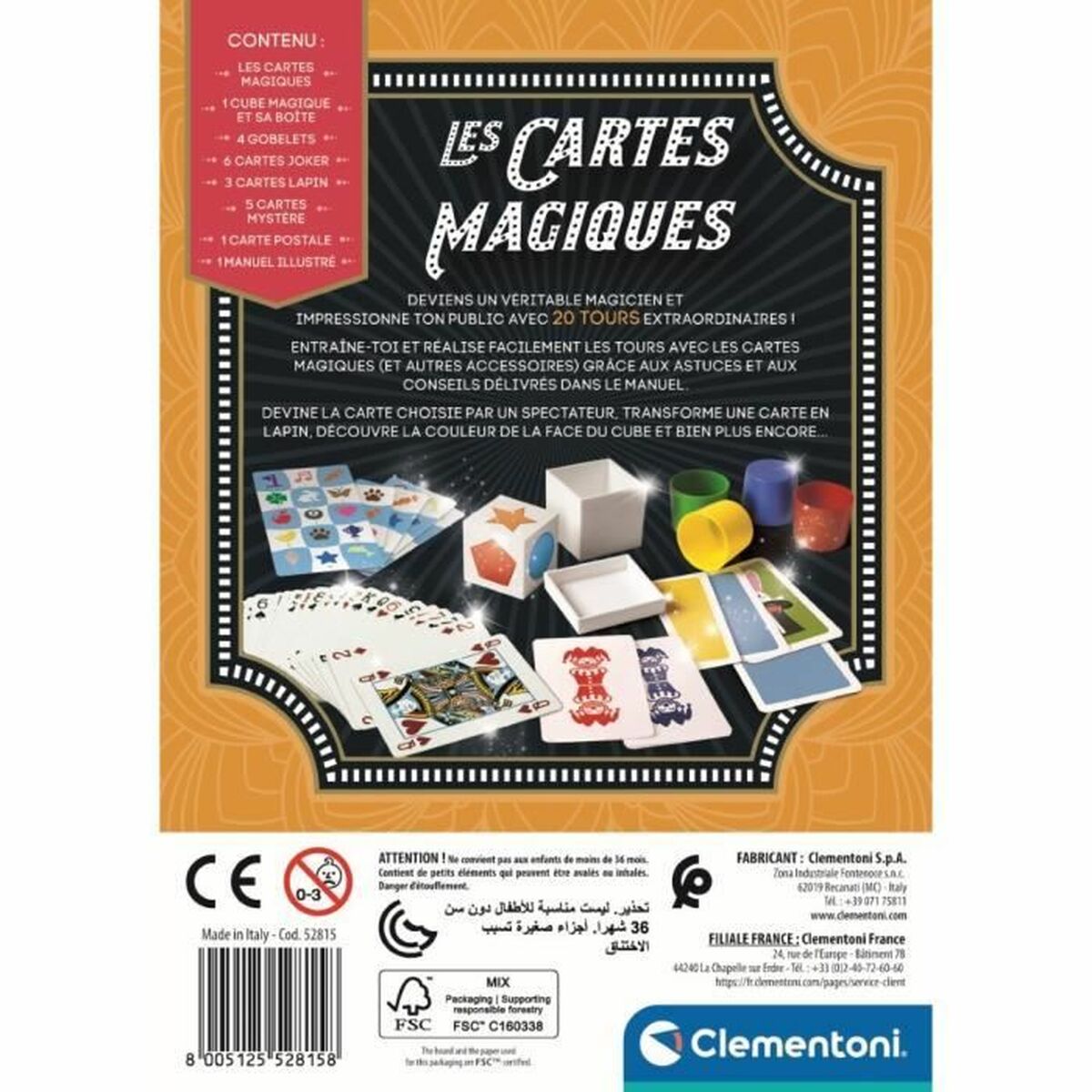 Gioco di Magia Clementoni Botre de magie (FR) - Disponibile in 3-4 giorni lavorativi