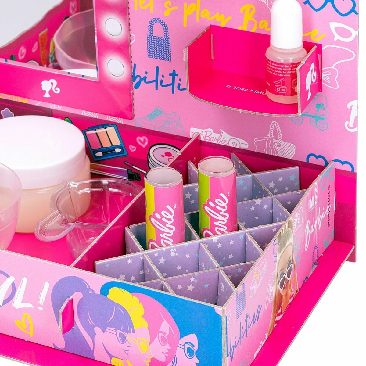 Kit per creare il Trucco Lisciani Giochi Barbie 15 Pezzi Rossetti - Disponibile in 3-4 giorni lavorativi