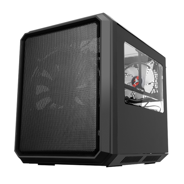 Case QBO 8 EVO - Micro ATX, USB3, 200+120mm ARGB fan, Card Reader, 3x Trasp Window - Disponibile in 3-4 giorni lavorativi