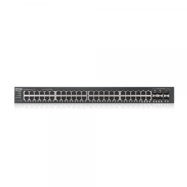 ZYXEL GS2220-50-EU0101F SWITCH GESTITO 44 x 10/100/1000 + 4 x combo Gigabit SFP + 2 x Gigabit SFP MONTABILE A RACK - Disponibile in 3-4 giorni lavorativi Zyxel