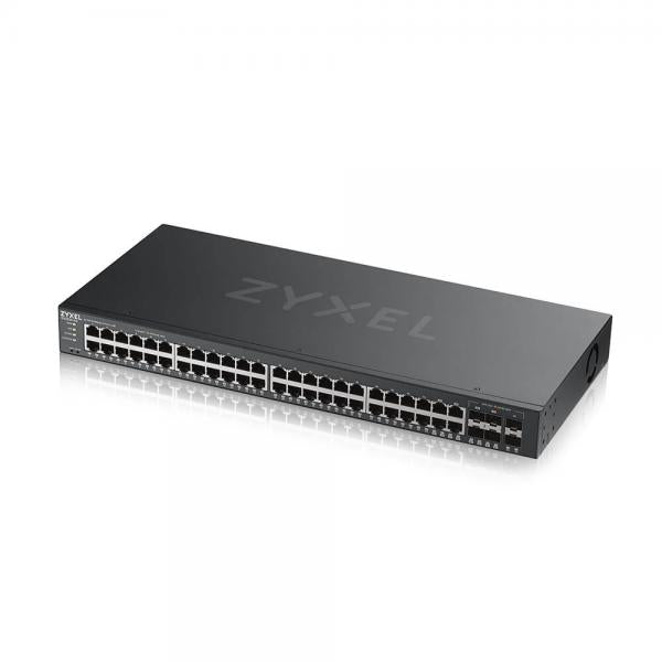 ZYXEL GS2220-50-EU0101F SWITCH GESTITO 44 x 10/100/1000 + 4 x combo Gigabit SFP + 2 x Gigabit SFP MONTABILE A RACK - Disponibile in 3-4 giorni lavorativi Zyxel