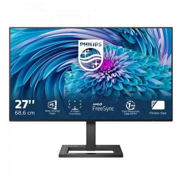 Monitor Nuovo MONITOR PHILIPS LED 27"Wide 272E2FA/00 IPS 1920x1080 1ms 300cd/mq 1.000:1 Mega Infinity DCR 2x3W MM VGA HDMI DP GAMING - Disponibile in 3-4 giorni lavorativi