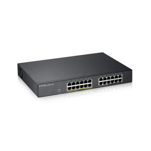 Zyxel GS1900-24EP Switch Gestito L2 Gigabit Ethernet 10-100-1000 Nero Supporto Power Over Ethernet - Disponibile in 3-4 giorni lavorativi