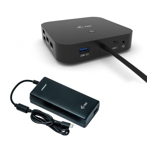 DOCKING STATION I-TEC C31DUALDPDOCKPD100W USB-C Dual Display with Power Delivery 100W + CHARGER-C112W - Disponibile in 3-4 giorni lavorativi