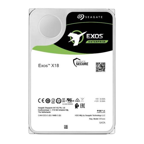 SEAGATE HDD INTERNO 3,5" EXOX 18TB SAS IPERSCALE SATA6 7200RPM 256Mb CACHE - Disponibile in 3-4 giorni lavorativi