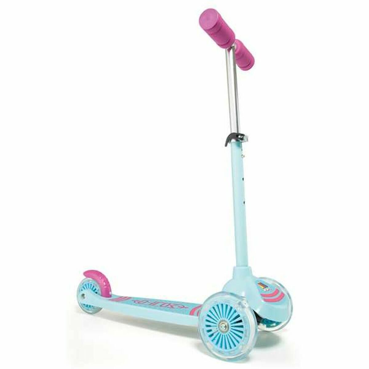 Monopattino Scooter Moltó Maxi Rosa Luci (56 cm) - Disponibile in 3-4 giorni lavorativi