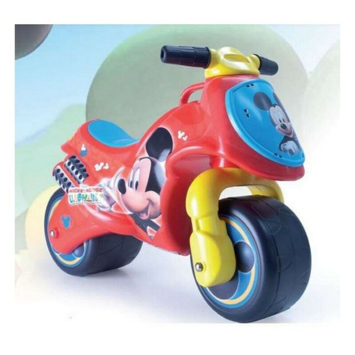 Moto a Spinta Mickey Mouse Neox Rosso (69 x 27,5 x 49 cm) - Disponibile in 3-4 giorni lavorativi