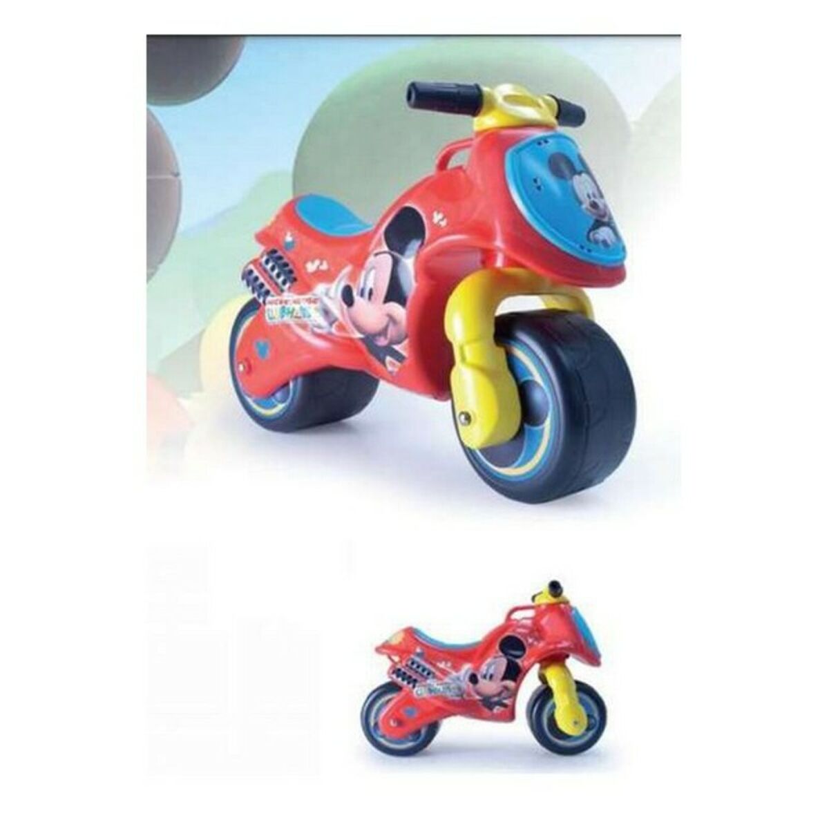 Moto a Spinta Mickey Mouse Neox Rosso (69 x 27,5 x 49 cm) - Disponibile in 3-4 giorni lavorativi