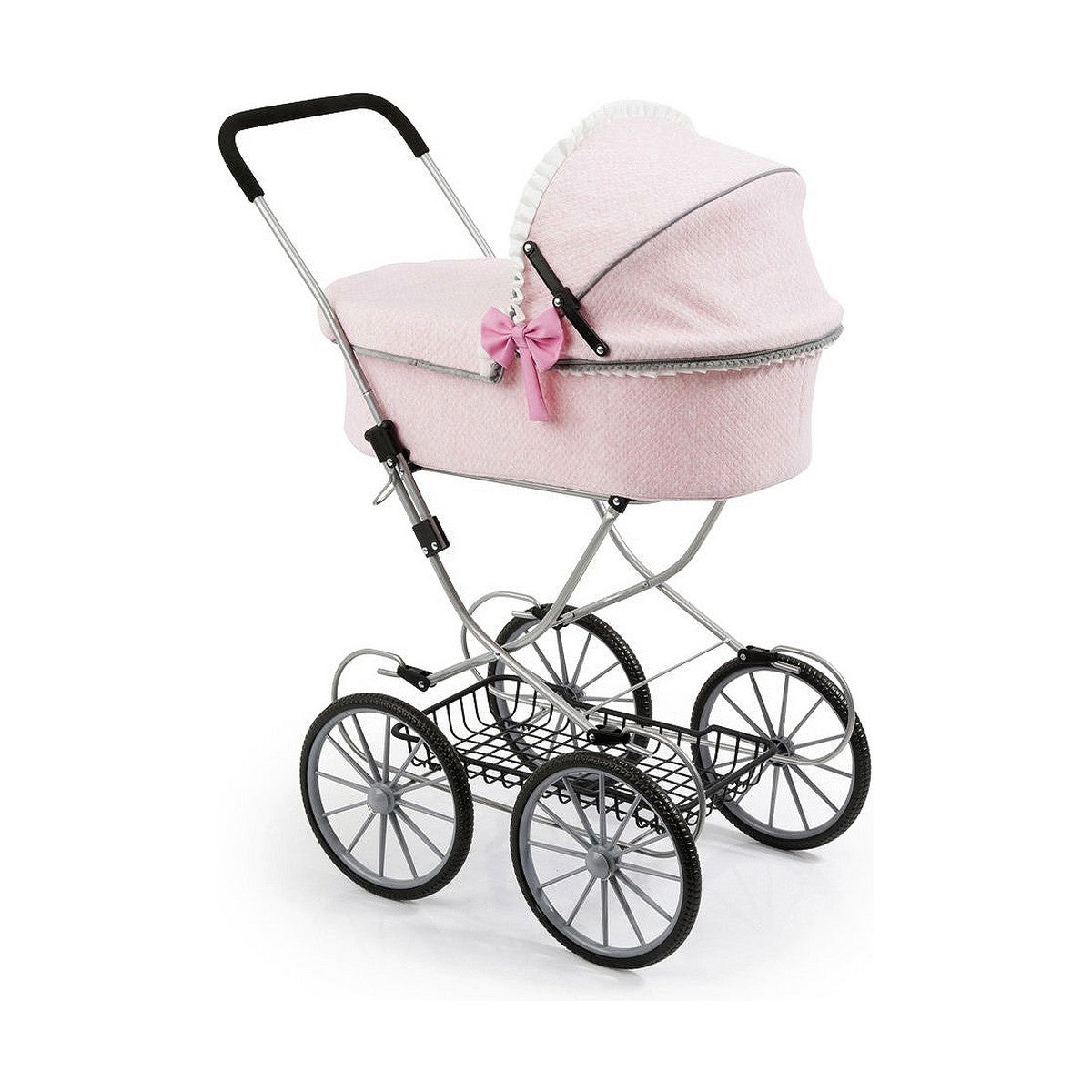 Carrozzina per Bambole Reig Dolls Pram Rosa 64 cm - Disponibile in 3-4 giorni lavorativi