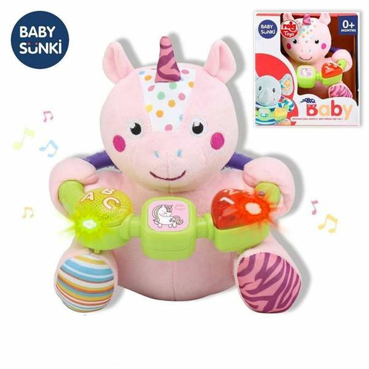 Peluche Musicale Reig 18115 Elefante Unicorno 20cm (20 cm) - Disponibile in 3-4 giorni lavorativi