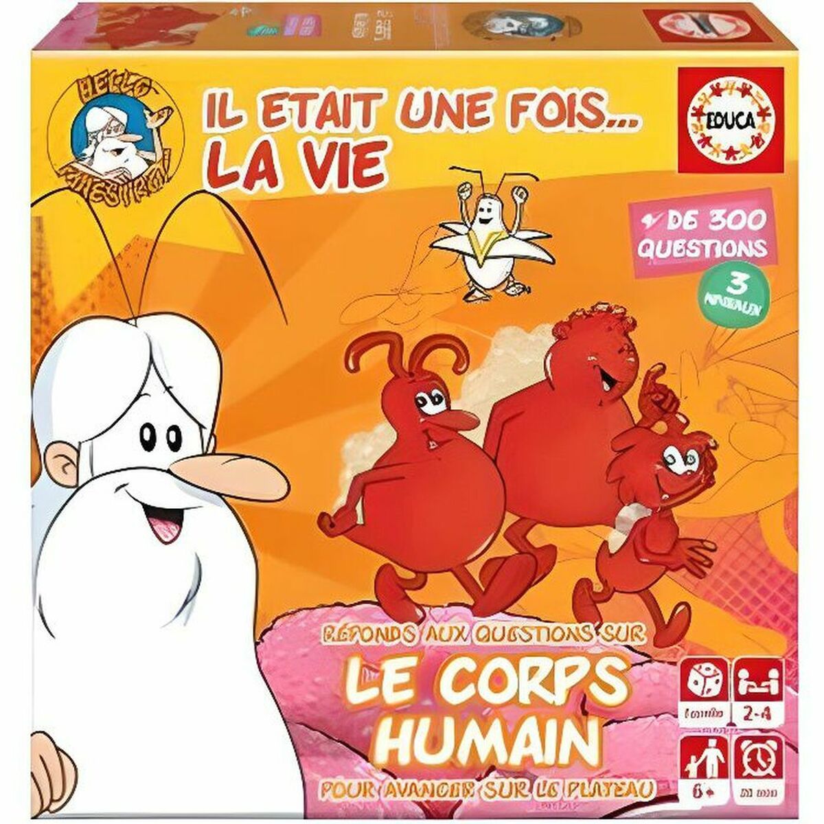 Gioco da Tavolo Educa Le Corps Humain - Il etait une fois...La vie 17352 - Disponibile in 3-4 giorni lavorativi