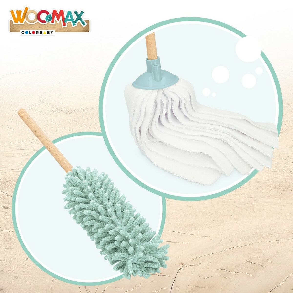 Kit per Cleaning & Storage Woomax Giocattolo 23,5 x 75 x 23,5 cm - Disponibile in 3-4 giorni lavorativi