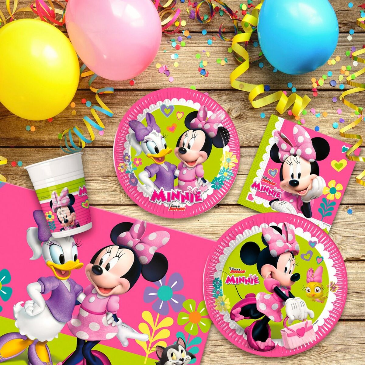 Set Articoli per feste Minnie Mouse 66 Pezzi - Disponibile in 3-4 giorni lavorativi Minnie Mouse