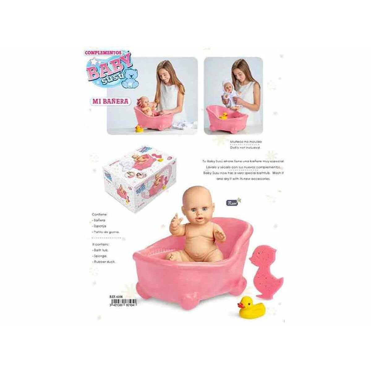 Bambolotto Neonato Berjuan 38 cm - Disponibile in 3-4 giorni lavorativi