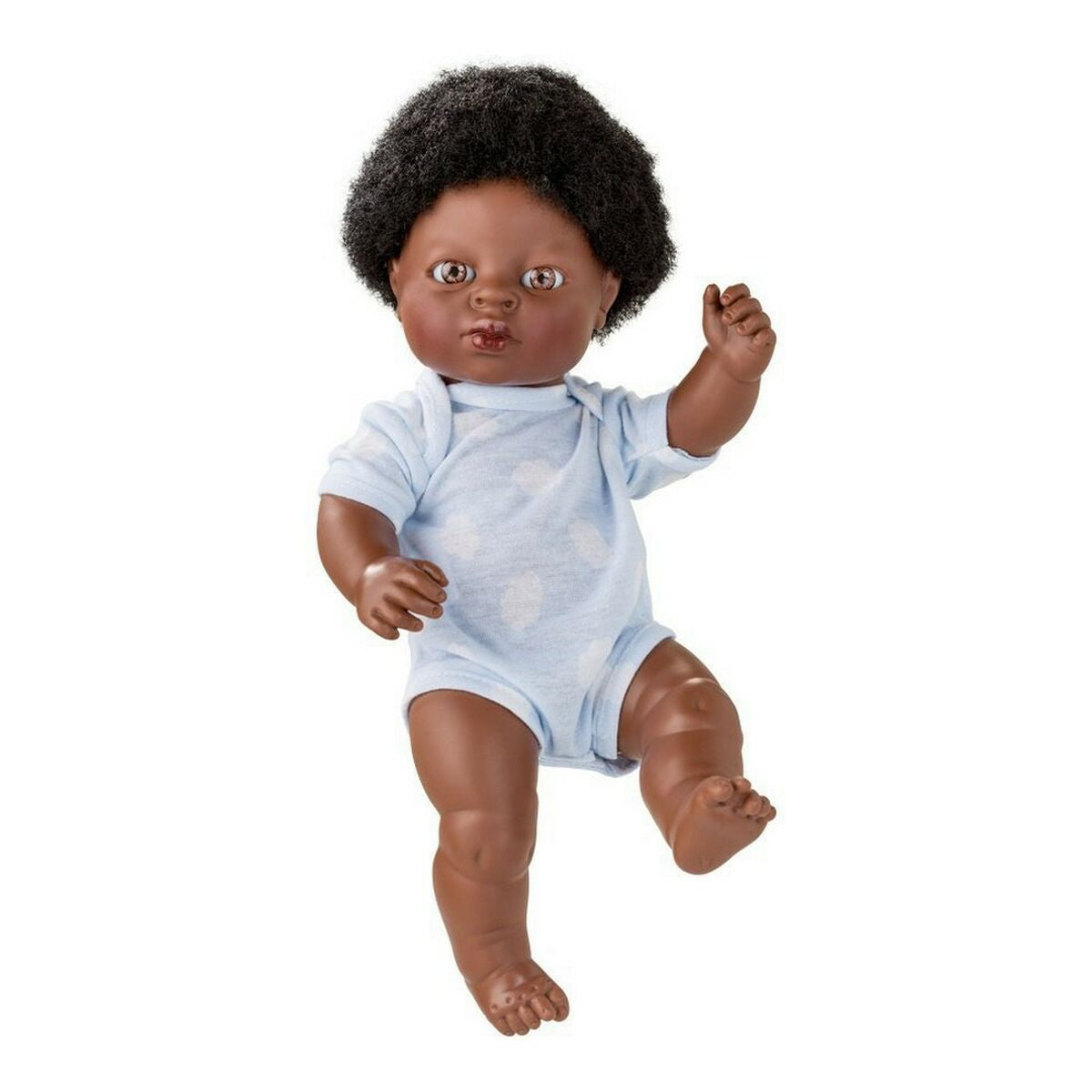 Baby doll Berjuan Newborn 38 cm Africana (38 cm) - Disponibile in 3-4 giorni lavorativi