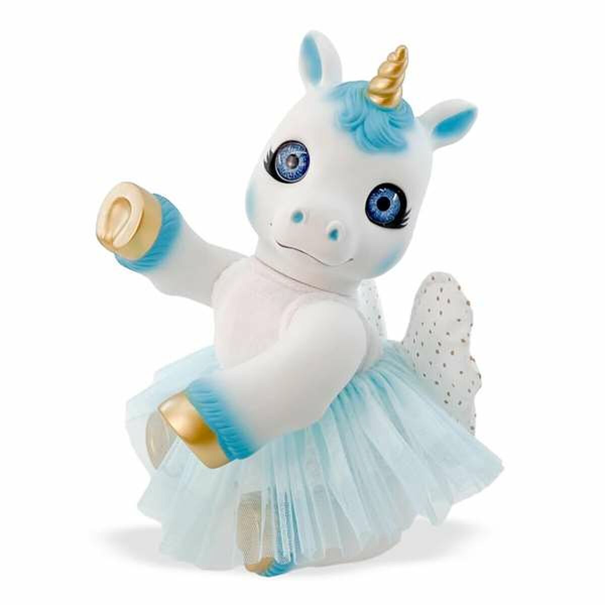 Peluche Berjuan Anireal Azzurro Unicorno 35 cm - Disponibile in 3-4 giorni lavorativi