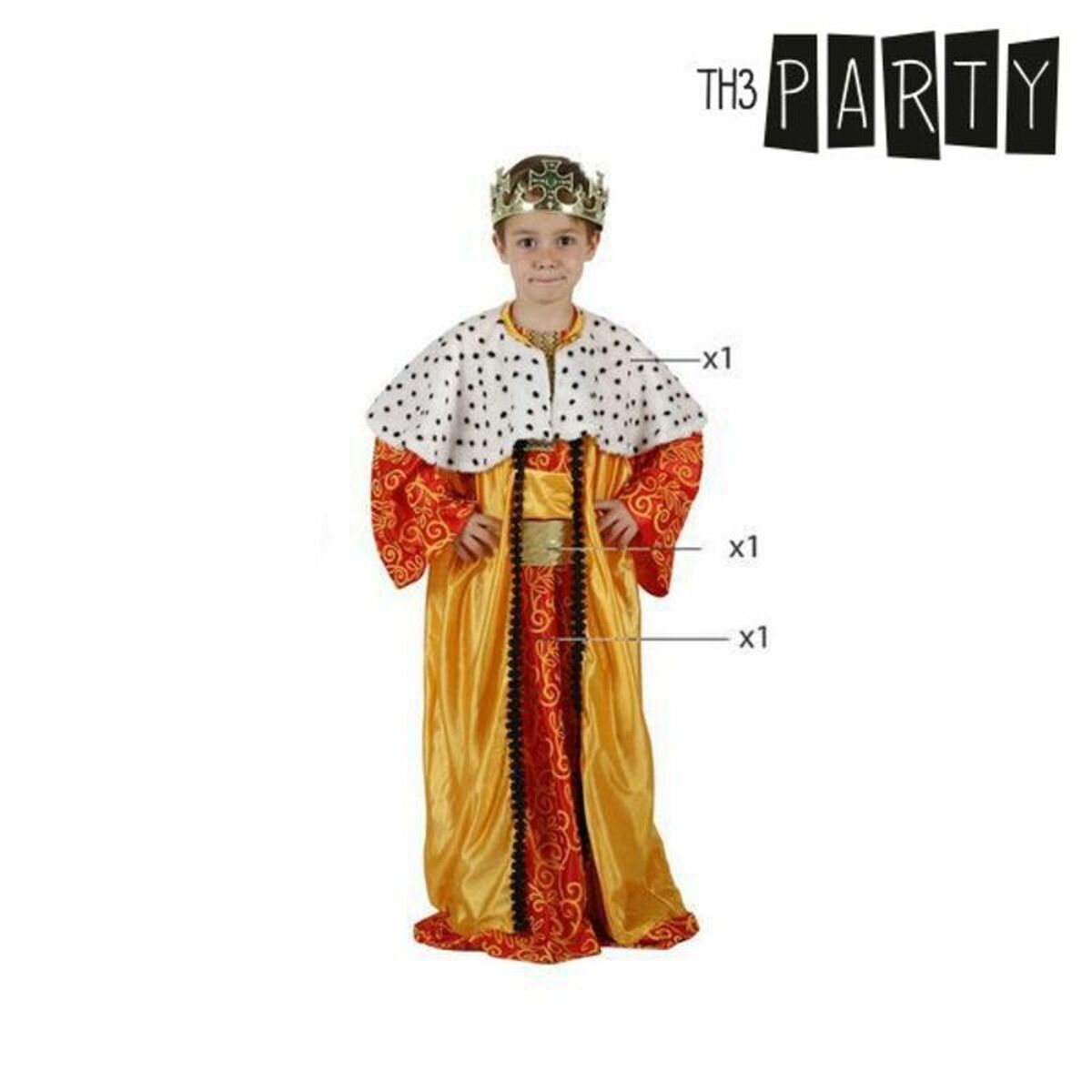 Costume per Bambini Re Magio Taglia:3-4 Anni - Disponibile in 3-4 giorni lavorativi