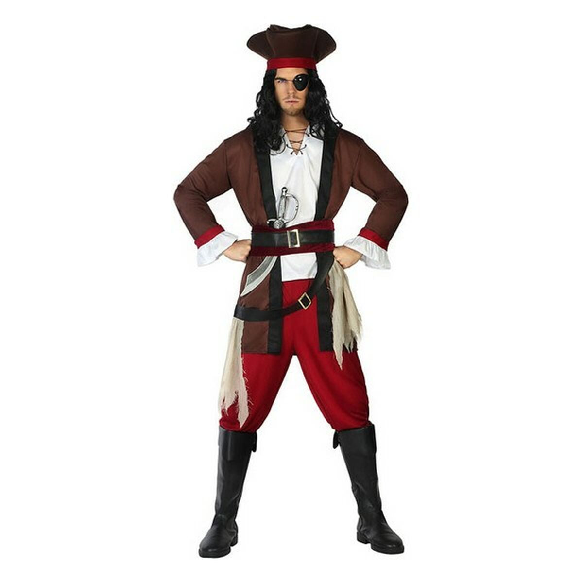 Costume per Adulti Th3 Party Pirata Uomo Taglia:XS/S - Disponibile in 3-4 giorni lavorativi