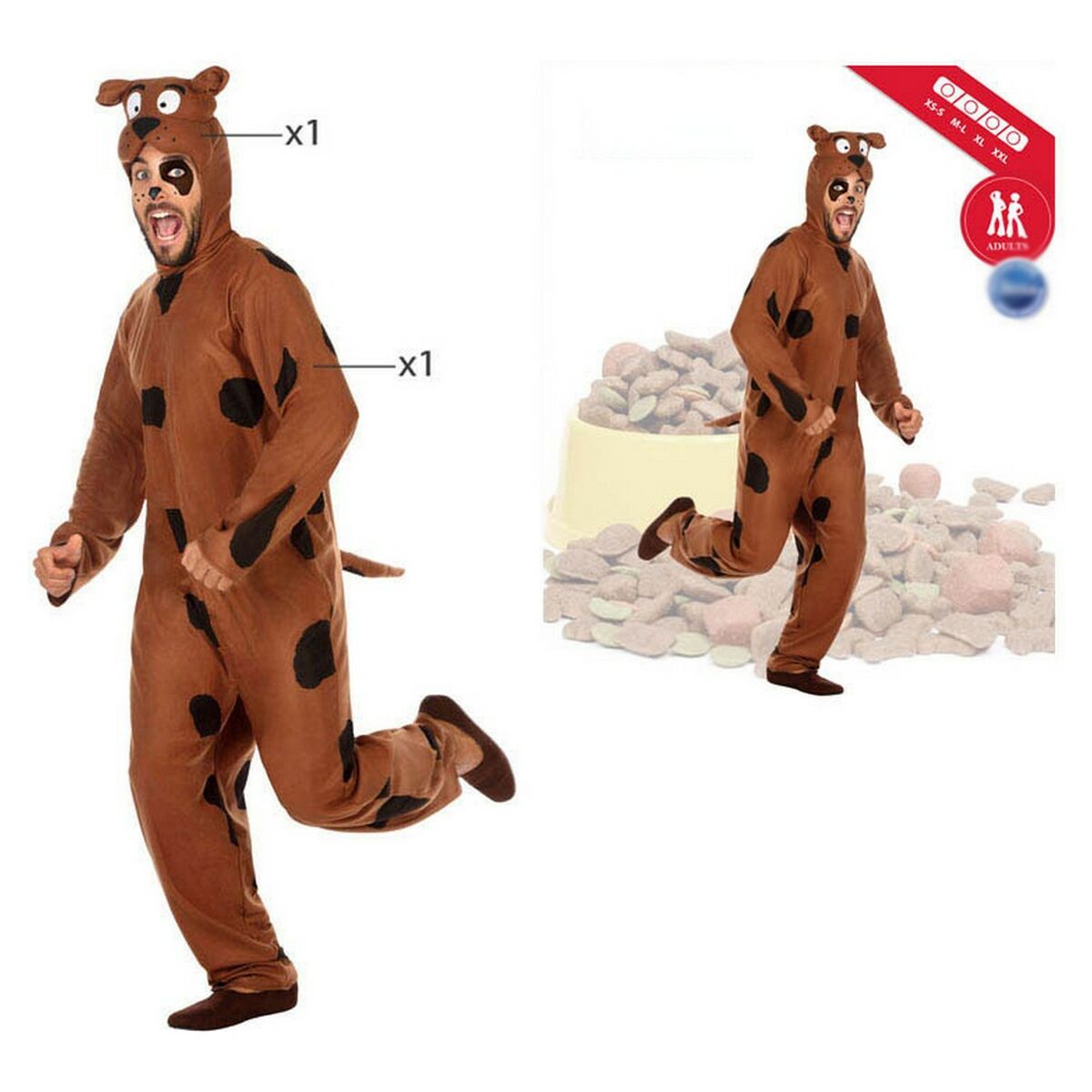 Costume per Adulti Dog - Disponibile in 3-4 giorni lavorativi