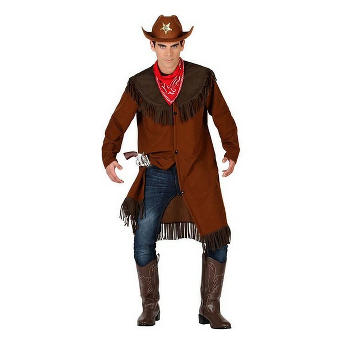 Costume per Adulti (2 pcs) Cowboy Taglia:XS/S - Disponibile in 3-4 giorni lavorativi Bigbuy Carnival